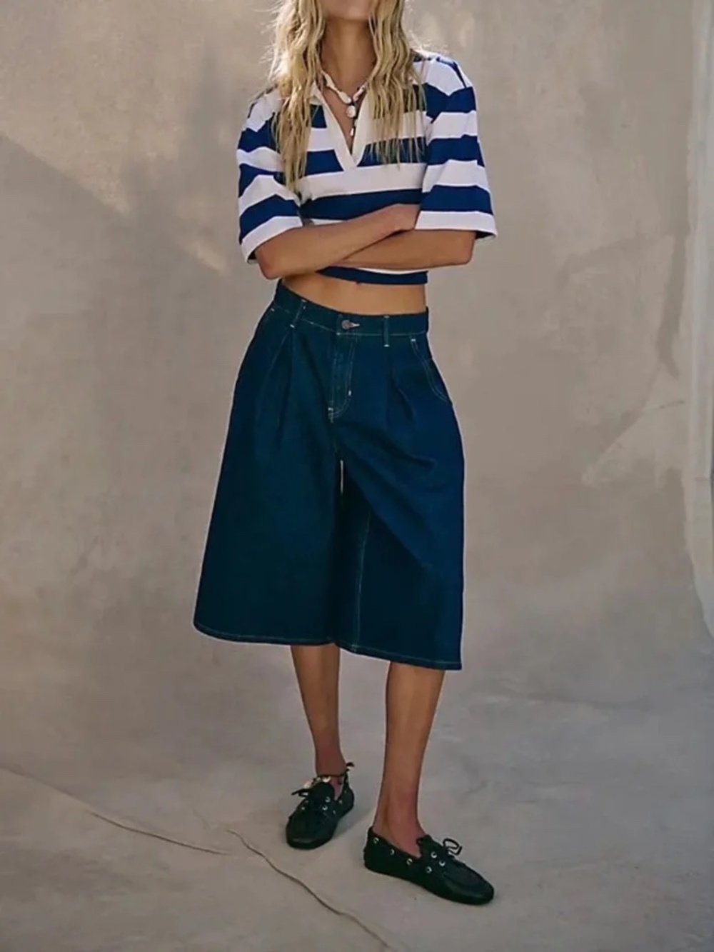 We The Free NWT CRVY Antonia Culotte Jeans Wide Leg Cropped Denim Women Size 29